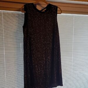Elegant Black Sequin Dress